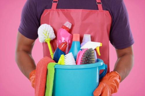 Professional deep cleaning in Kensington kitchen area