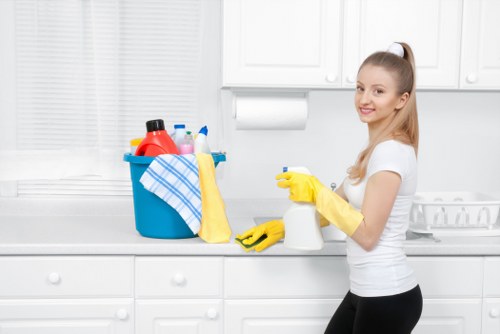 Careful cleaning of a Kensington home interior with elegant decor