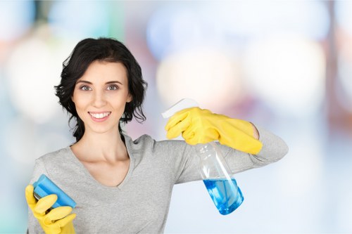 Local carpet cleaner in Kensington assessing a residential floor
