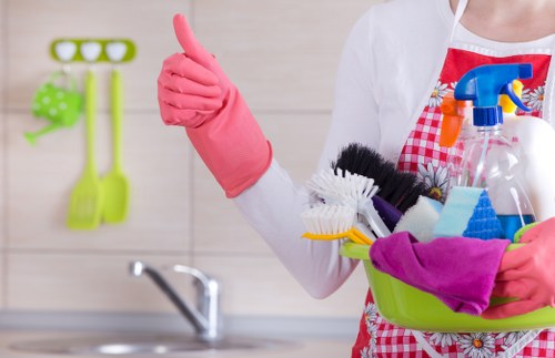 Professional rug cleaning in Kensington for a wool area rug
