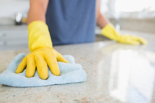 Responsible waste handling and sorting during cleaning operations
